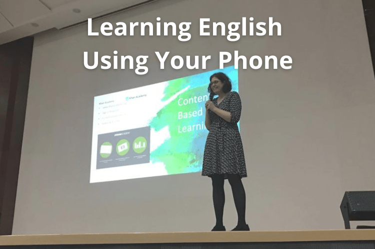 Learning English using your phone